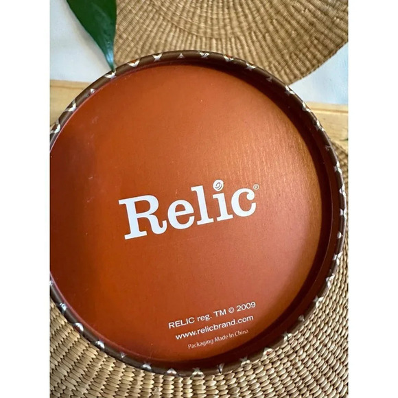 Brown Patterned Relic tin - Picture 5 of 6